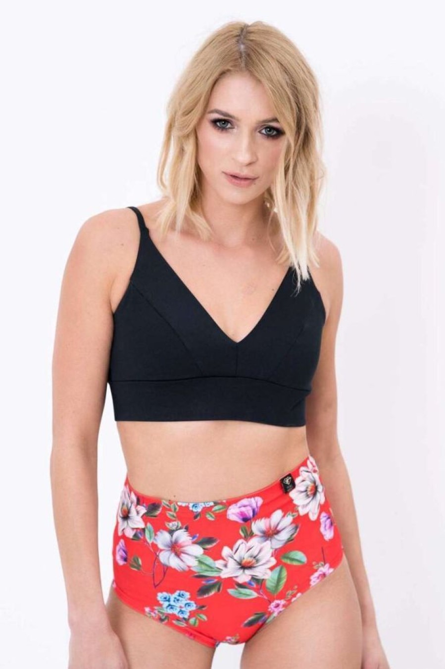 Pole Dance Wear Pole Addict | Pole Addict High Waist Shorts Just Blossom