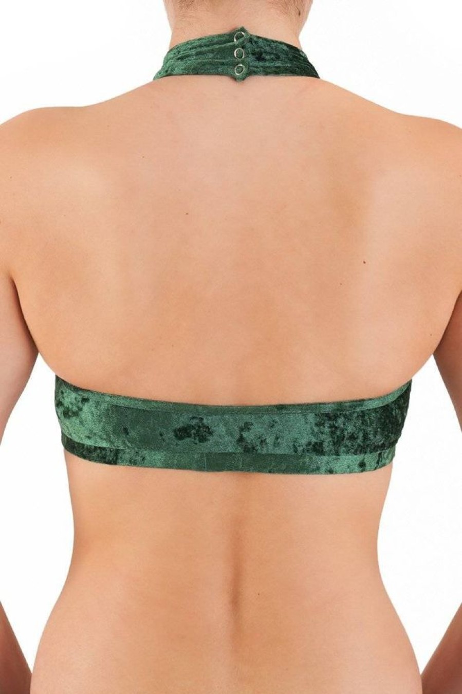 Pole Dance Wear Dragonfly | Dragonfly Top Lisette Velvet Emerald