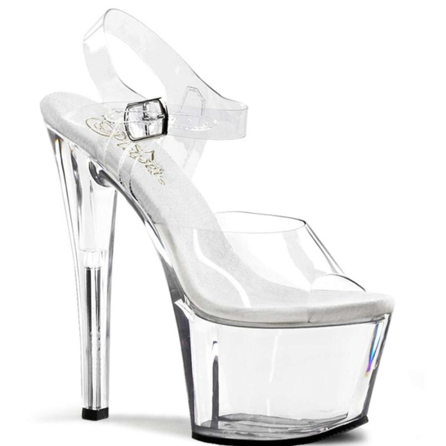 High Heels Pleaser | Pleaser Sky-308 Clear/Clear