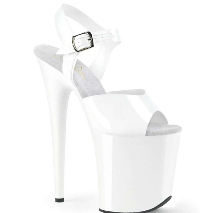 High Heels Pleaser | Pleaser Flamingo-808N White (Jelly-Like) Tpu/White