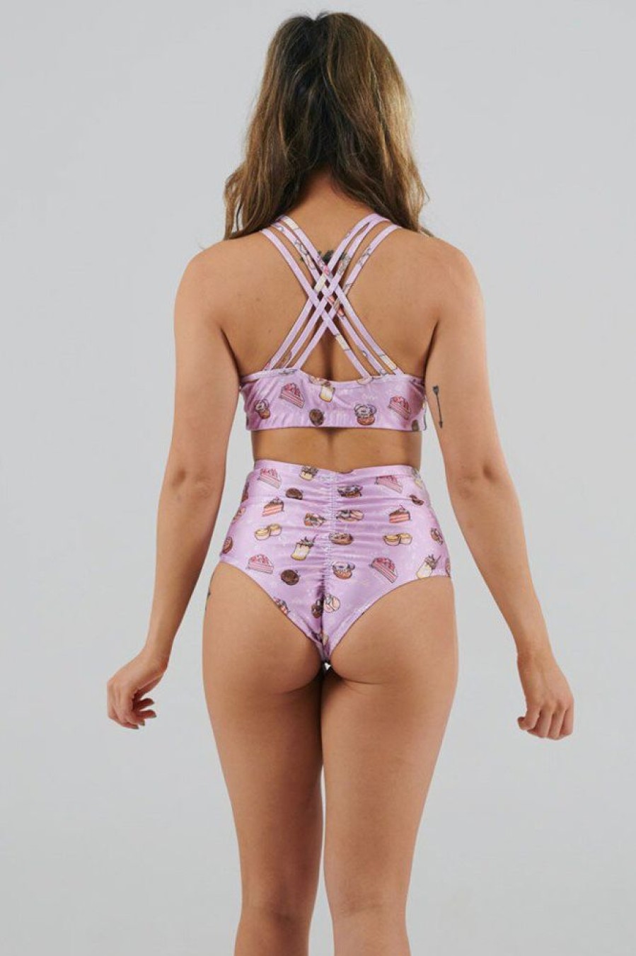 Pole Dance Wear Juicee Peach | Juicee Peach Top Anna Just Desserts