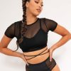 Pole Dance Wear Lunalae | Lunalae Top Ember Black