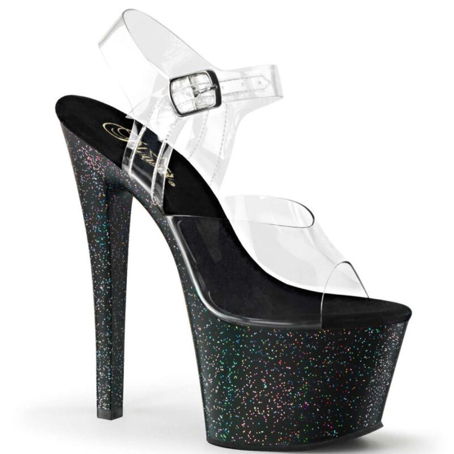 High Heels Pleaser | Pleaser Sky-308Mg Clear/Black