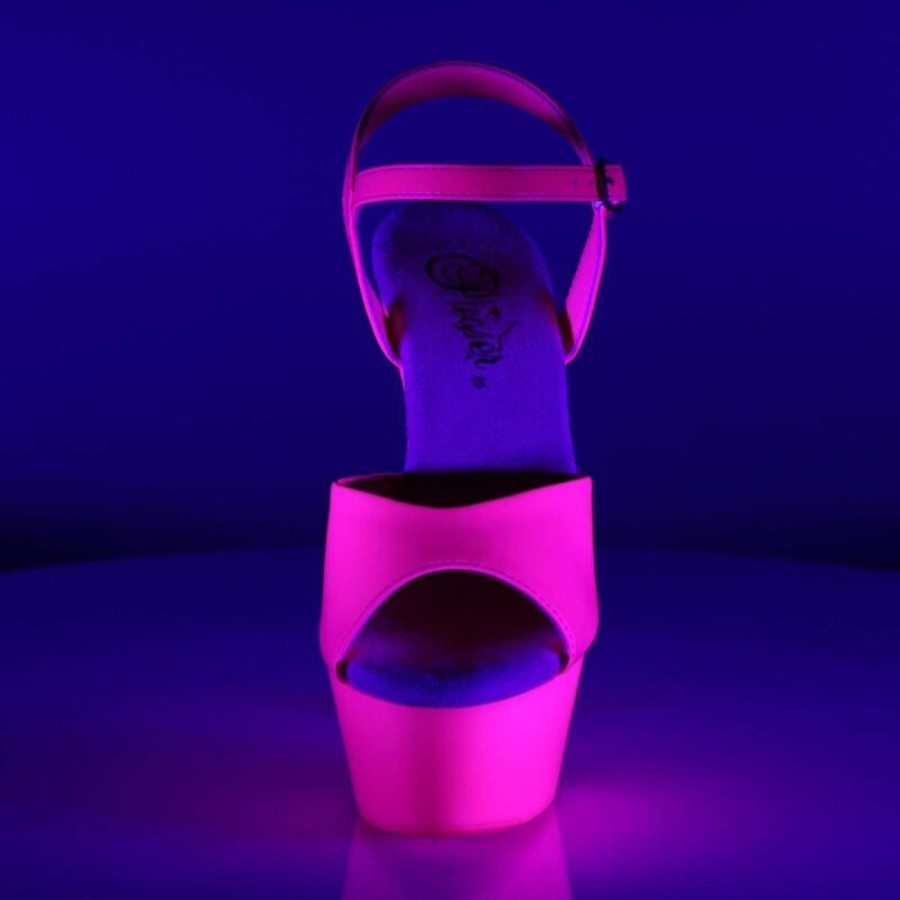 High Heels Pleaser | Pleaser Kiss-209Uv Neon Hot Pink/Hot Pink