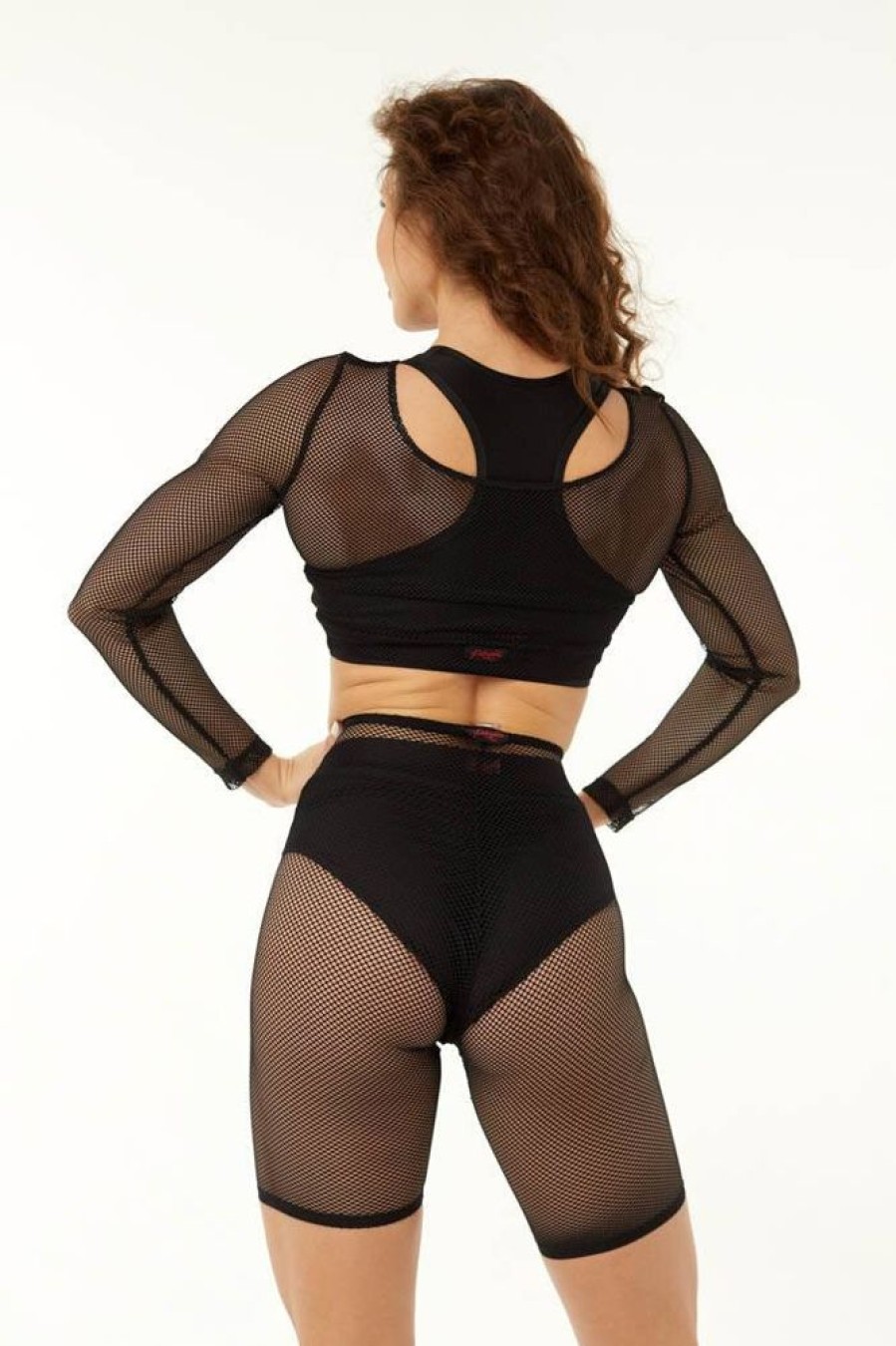 Pole Dance Wear Polerina | Polerina Shorts Jaya Wide Mesh