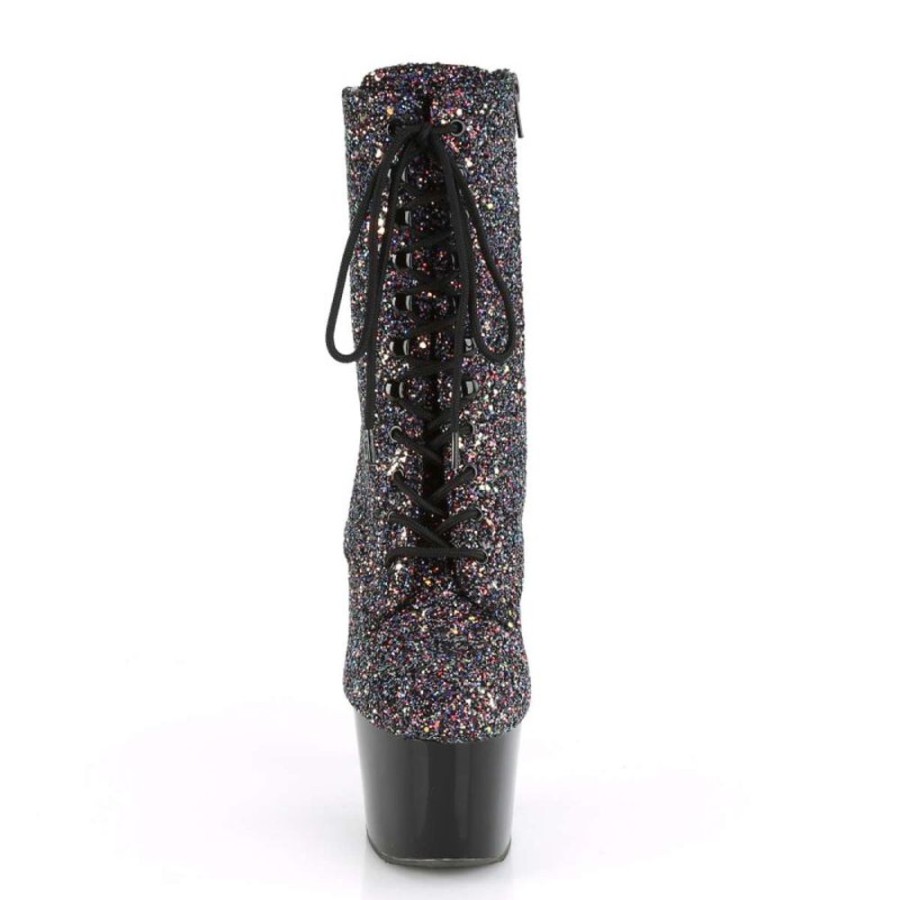 High Heels Pleaser | Pleaser Adore-1020Lg Purple Multi Glitter/Black