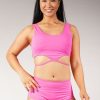 Pole Dance Wear Off the Pole | Off The Pole Top Halo Hot Pink