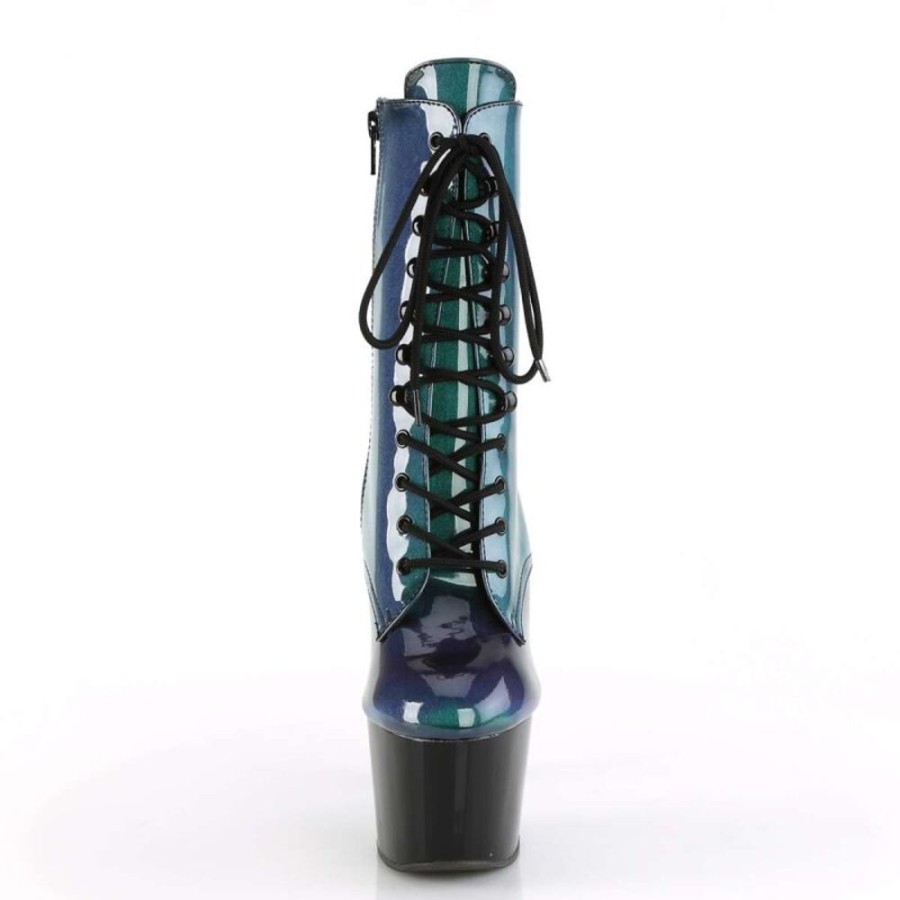 High Heels Pleaser | Pleaser Adore-1020Shg Purple-Green/Black