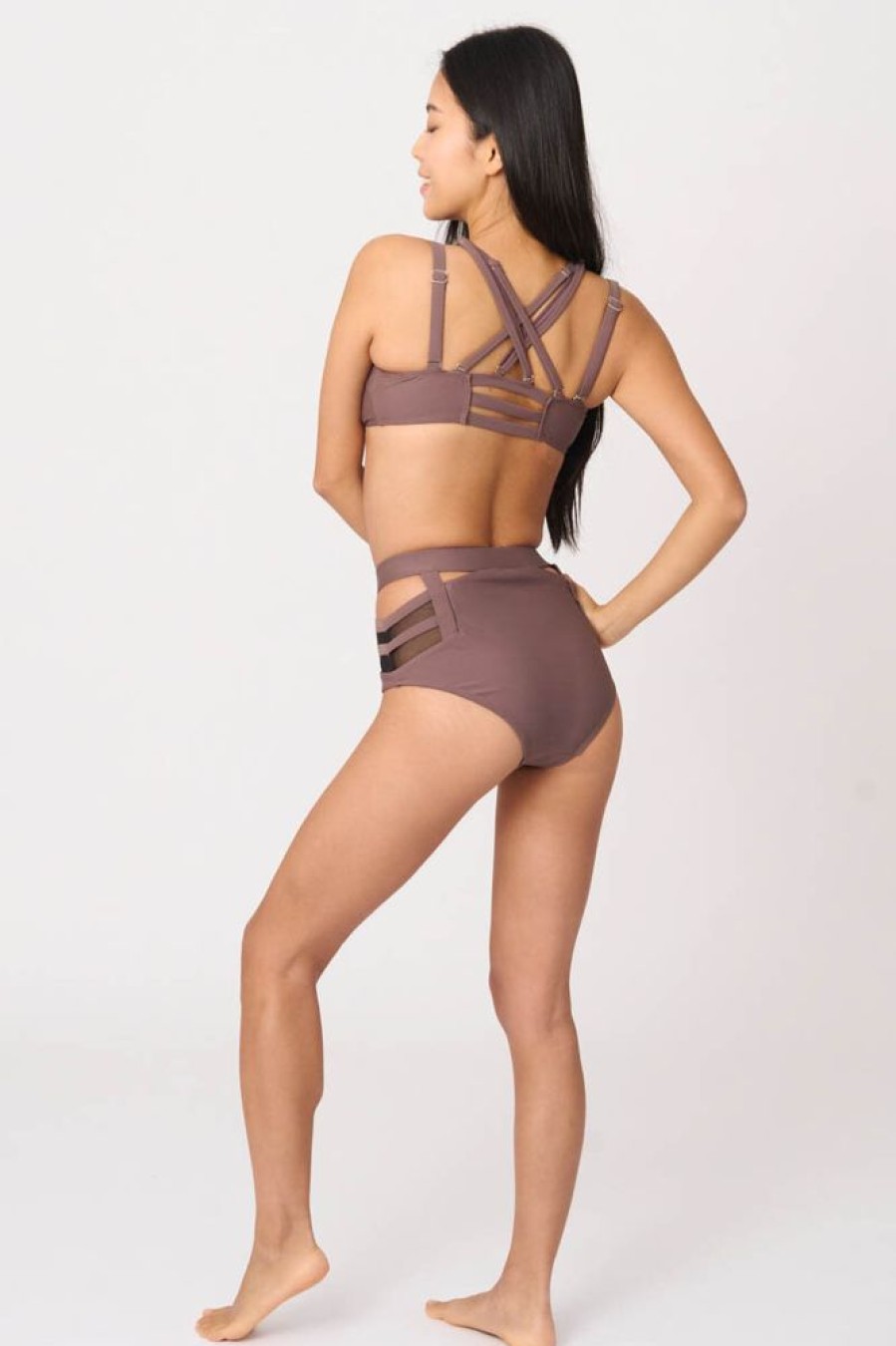 Pole Dance Wear Zasha Polewear | Zasha Polewear Top Charlotte Mahogany