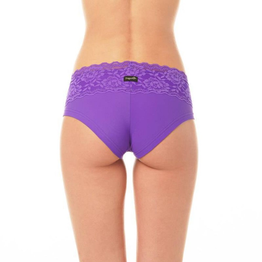 Pole Dance Wear Dragonfly | Dragonfly Shorts Mia Lace Violet