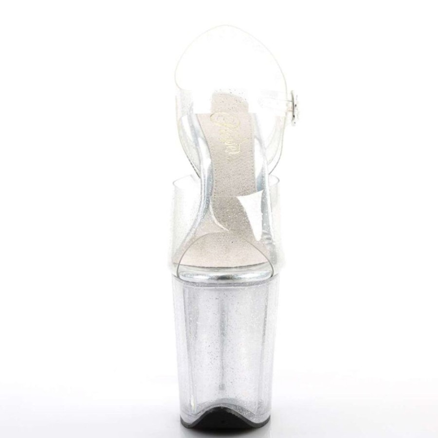 High Heels Pleaser | Pleaser Flamingo-808Mmg Clear/Clear