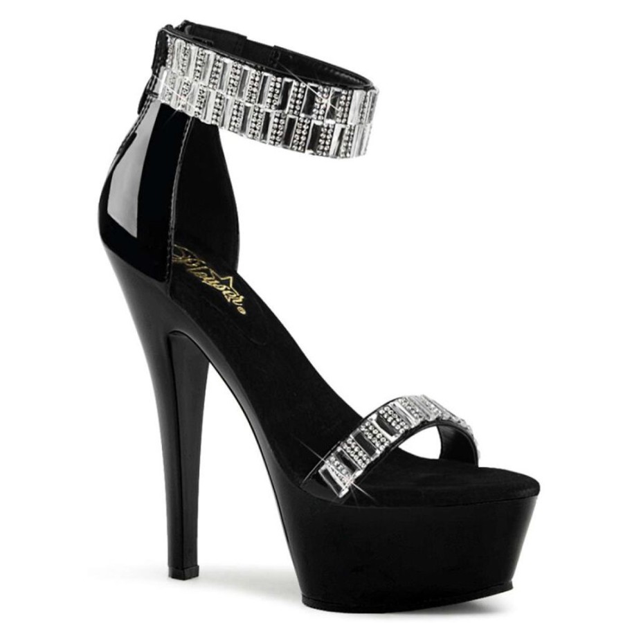 High Heels Pleaser | Pleaser Kiss-269Rs Black/Black