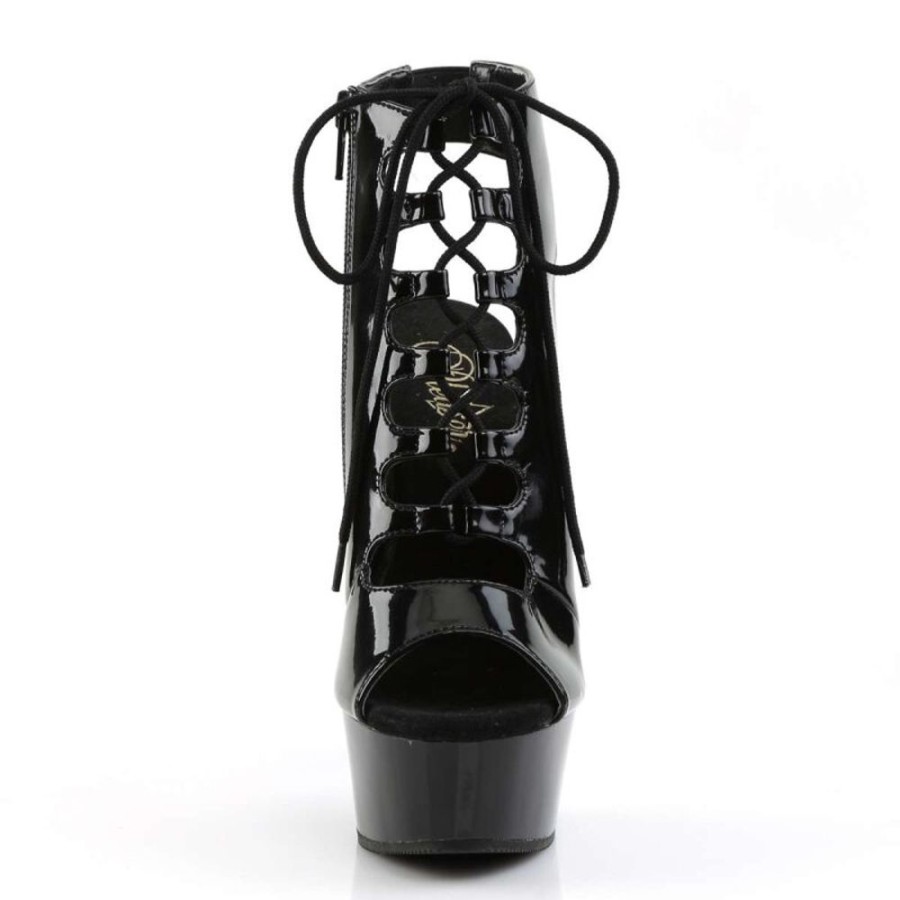 High Heels Pleaser | Pleaser Delight-600-20 Black/Black