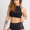 Pole Dance Wear Zasha Polewear | Zasha Polewear Shorts High Waist Sasha Black