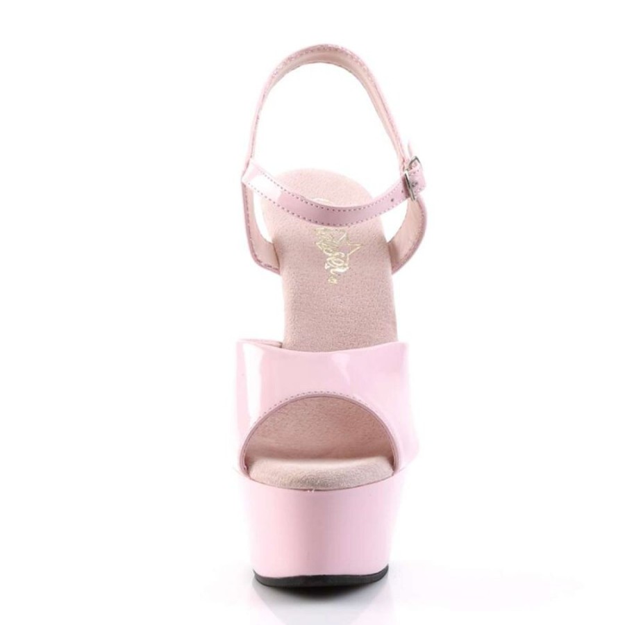 High Heels Pleaser | Pleaser Kiss-209 Baby Pink Patent/Baby Pink