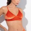 Pole Dance Wear RAD Polewear | Rad Top Monika Velvet Caramel