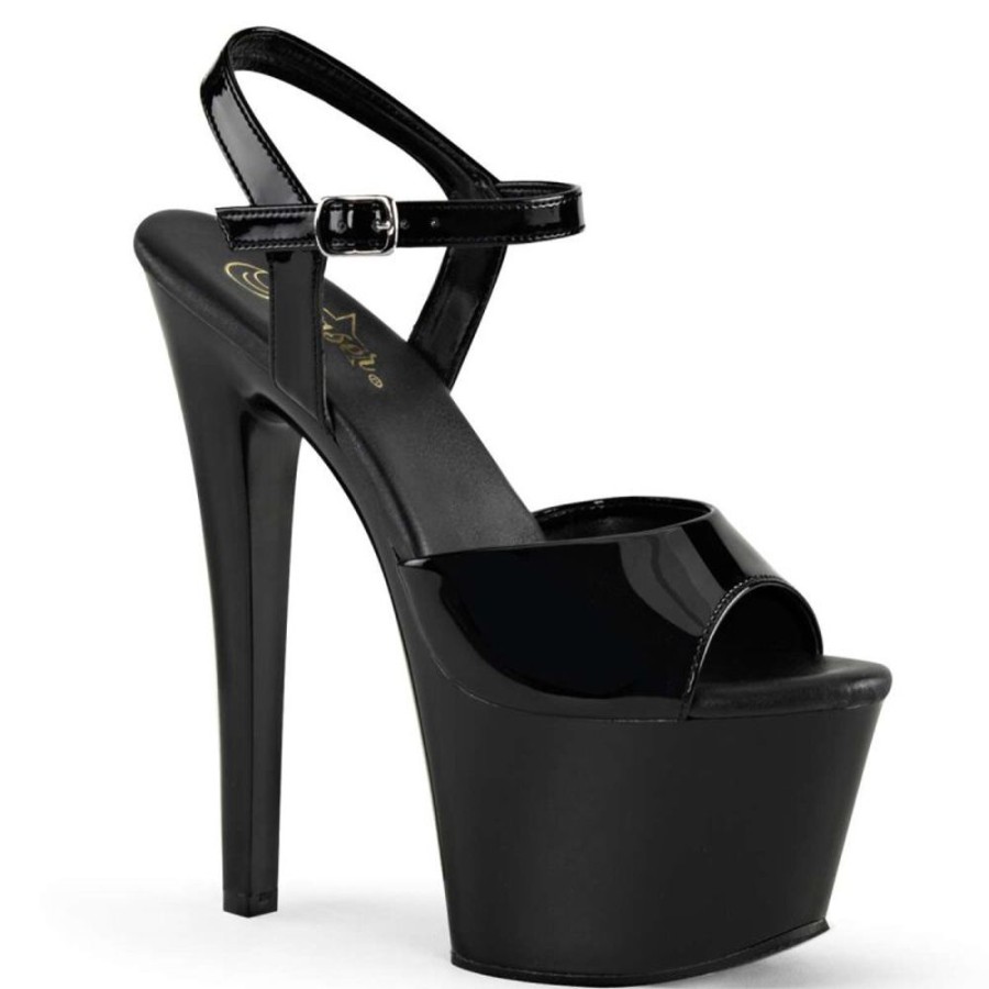 High Heels Pleaser | Pleaser Sky-309Vl Black Patent/Black