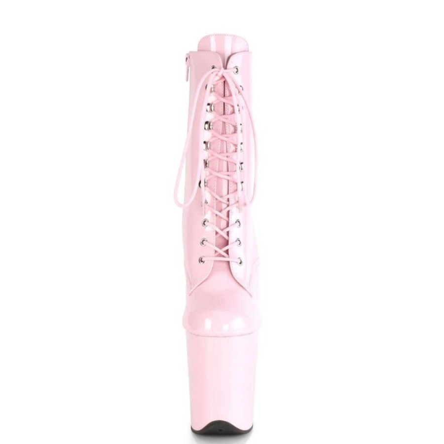 High Heels Pleaser | Pleaser Flamingo-1020 Baby Pink Patent/Baby Pink