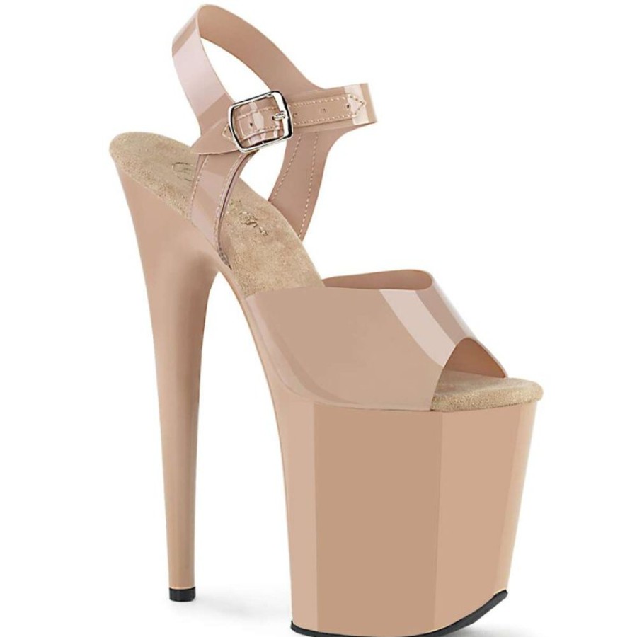 High Heels Pleaser | Pleaser Flamingo-808N Cream (Jelly-Like) Tpu/Cream