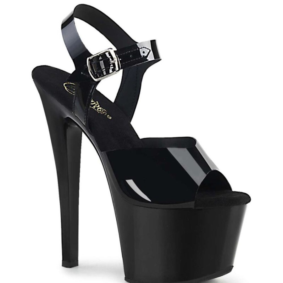 High Heels Pleaser | Pleaser Sky-308N Black (Jelly-Like) Tpu/Black