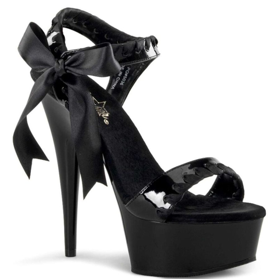 High Heels Pleaser | Pleaser Delight-615 Black/Black