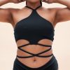 Pole Dance Wear Lunalae | Lunalae Top Nessa Black