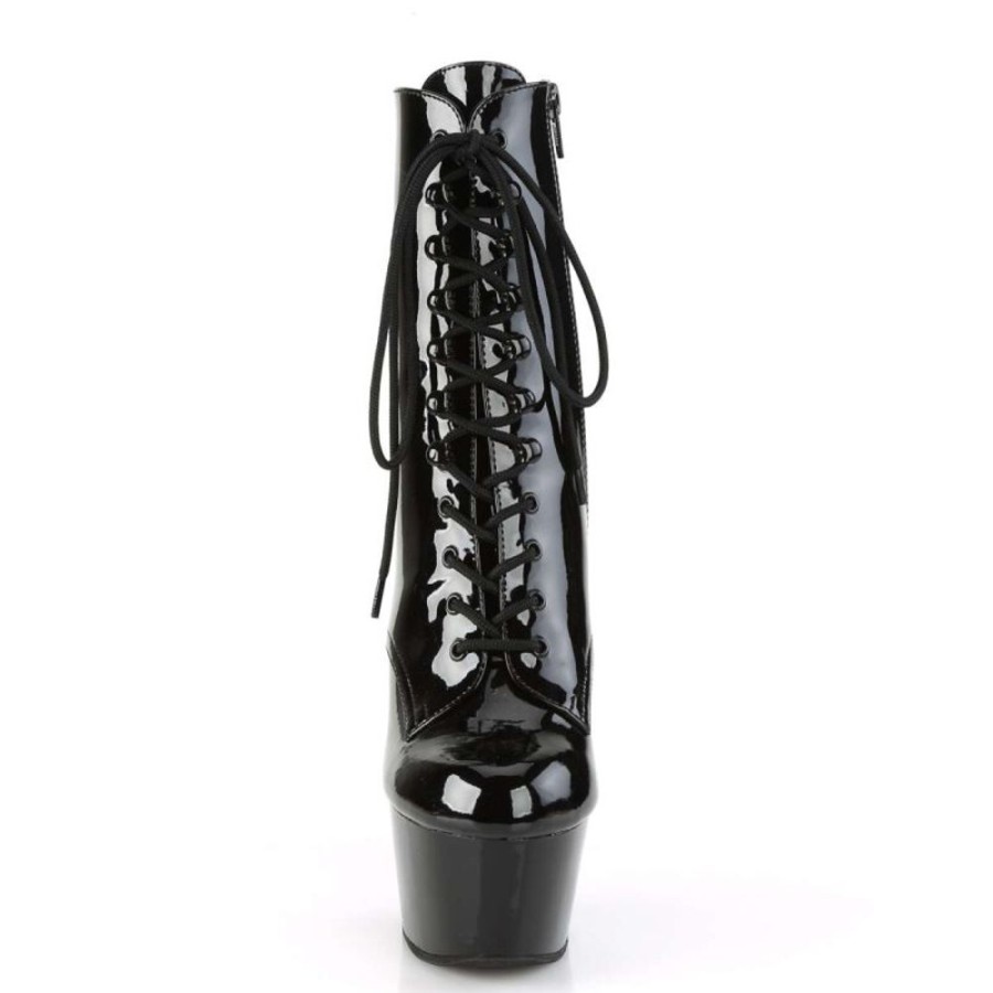 High Heels Pleaser | Pleaser Aspire-1020 Black Patent/Black