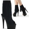 High Heels Pleaser | Pleaser Adore-1019 Black Suede/Black Matte