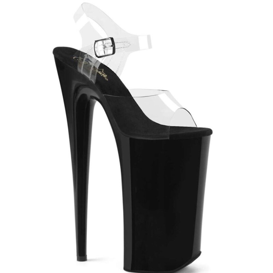 High Heels Pleaser | Pleaser Beyond-008 Clear/Black