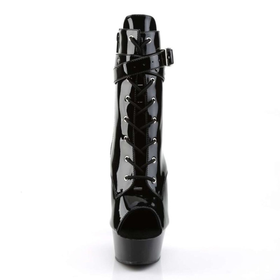 High Heels Pleaser | Pleaser Delight-1033 Black Patent/Black