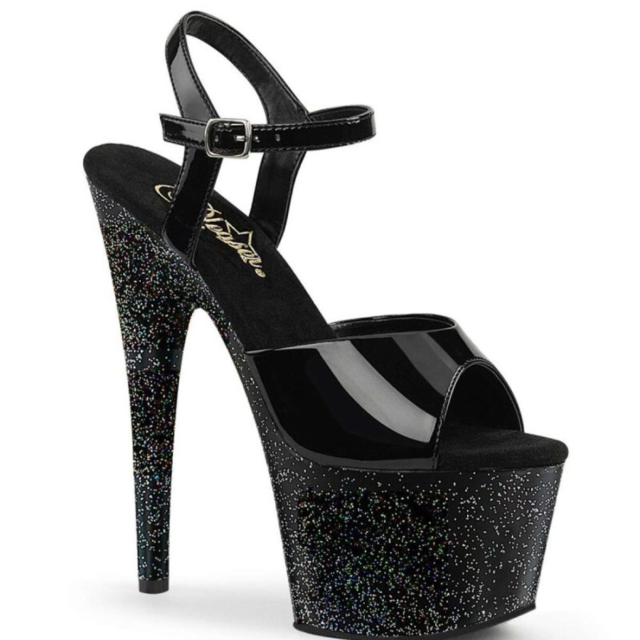 High Heels Pleaser | Pleaser Adore-709Mg Black Patent/Black