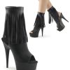 High Heels Pleaser | Pleaser Delight-1019 Black Faux Leather/Black Matte