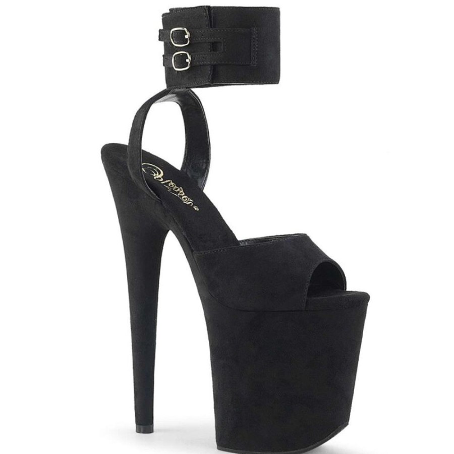 High Heels Pleaser | Pleaser Flamingo-891 Black Patent/Black