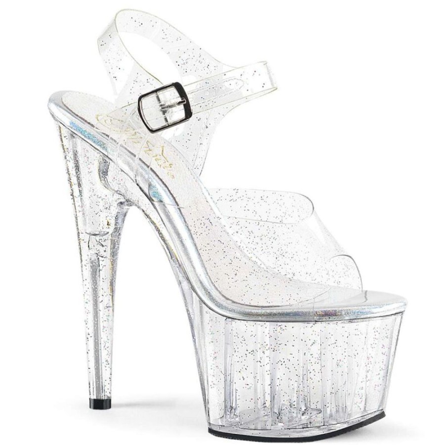 High Heels Pleaser | Pleaser Adore-708Mmg Clear/Clear