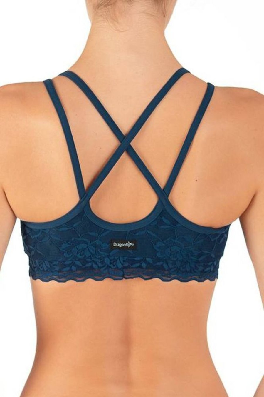 Pole Dance Wear Dragonfly | Dragonfly Top Nicole Lace Petrol