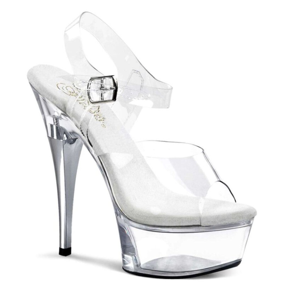 High Heels Pleaser | Pleaser Captiva-608 Clear/Clear