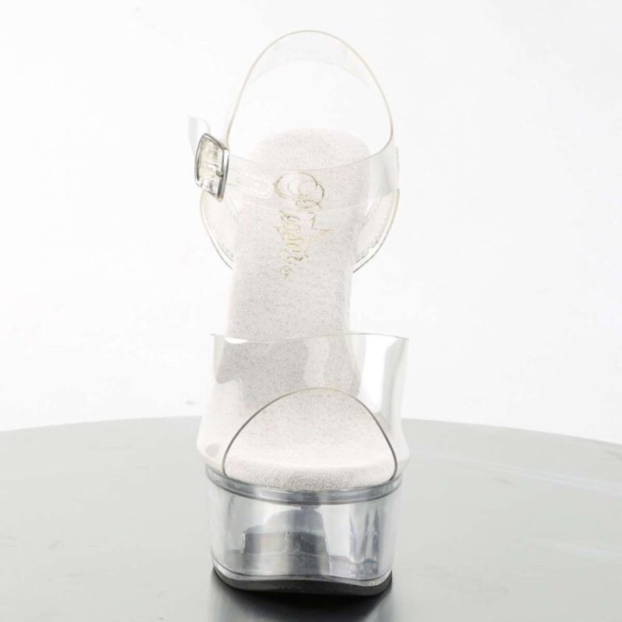 High Heels Pleaser | Pleaser Captiva-608 Clear/Clear